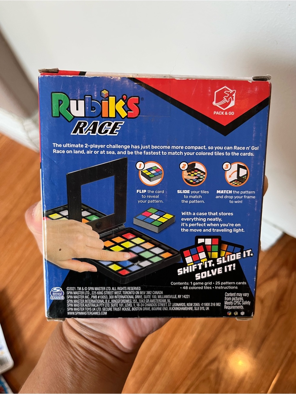 Spin Master 6063171 Rubiks Race Pack N Go Travel Sized Game - Picture 6 of 6